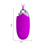 Лиловое виброяйцо с пультом ДУ Pretty Love BI-014362W