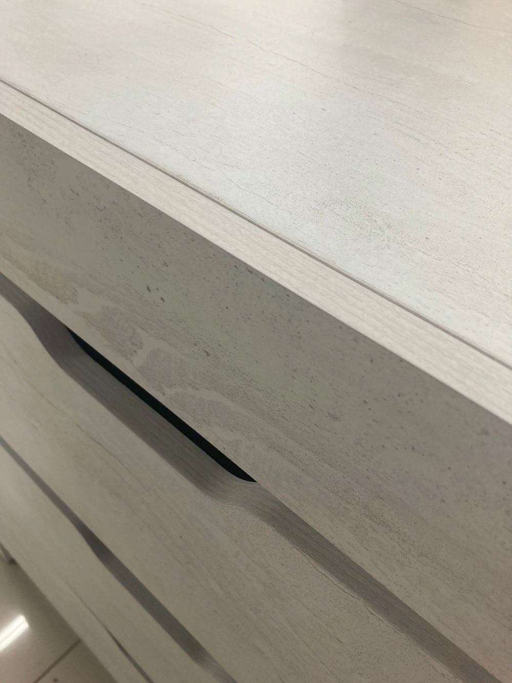 Комод Леонардо КМ-13 бетон пайн светлый/графит