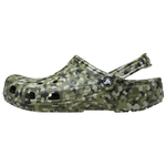 Crocs Confetti Croslite Resin Clogs Unisex Green Camouflage