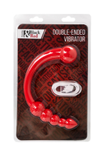 Двусторонний вибратор Black Red by Toyfa красный 35 см