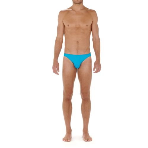 Мужские трусы слипы бирюзовые HOM PLUMES Micro Briefs 404756_4000PF