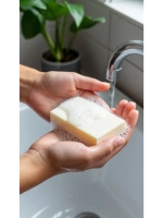 Мыло ручной работы парфюмированное твердое White musk