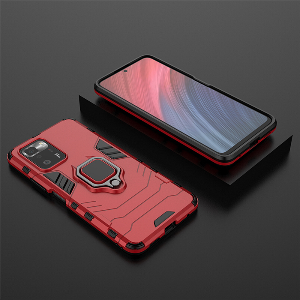 Противоударный чехол с кольцом Panther Case для Xiaomi Poco X3 GT