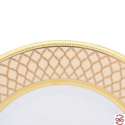 Набор глубоких тарелок Falkenporzellan Valencia Creme Gold 23см(6 шт)