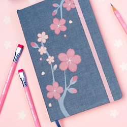 Набор карандашей FIRM Blackwing x Moleskine LE SAKURA (EWBKWSU01F12SET) розовые, 12 шт. в футляре