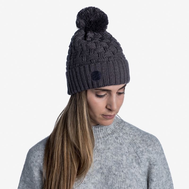 Шапка вязаная с флисом Buff Hat Knitted Polar Airon Grey Vigore Фото 2