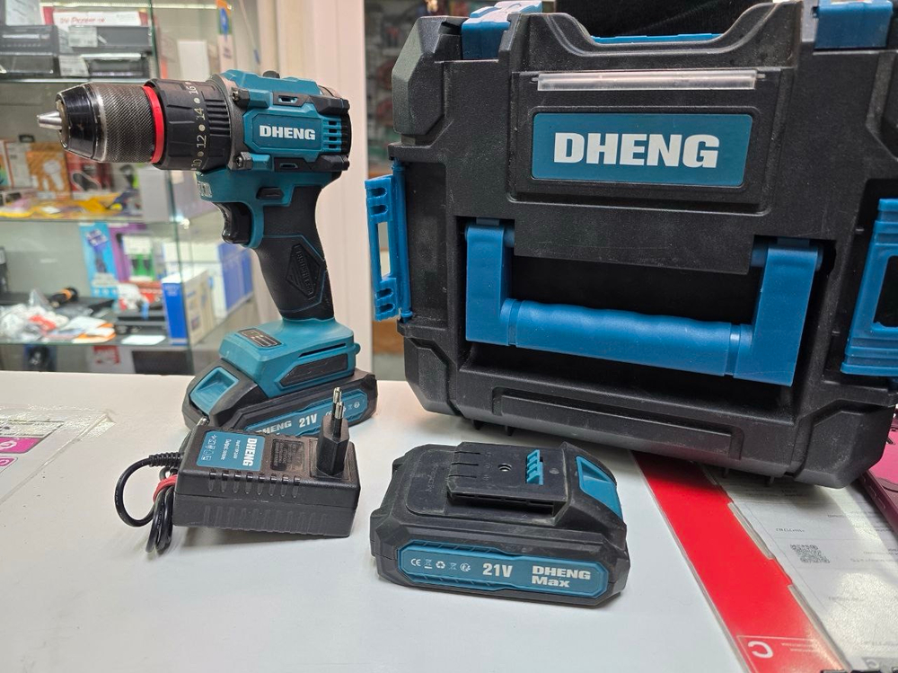 Дрель-шуруповёрт DHENG 21V