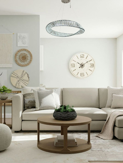 Люстра подвесная светодиодная Lanbos, LED 50 Вт, до 15 кв м, диаметр 60 см, хром