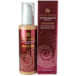 Enough Gold Snail Moisture Foundation Тональный крем с улиточным муцином SPF30/PA++