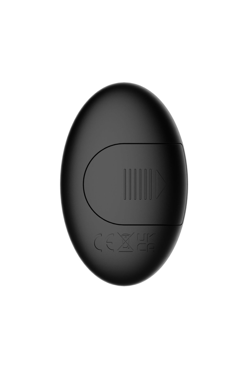 Черная анальная вибровтулка Tucana с ротацией и управлением через приложение - 12 см. (Цвет: черный)