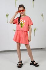 Костюм для девочки Вива-2 Виотекс КОРАЛЛОВЫЙ