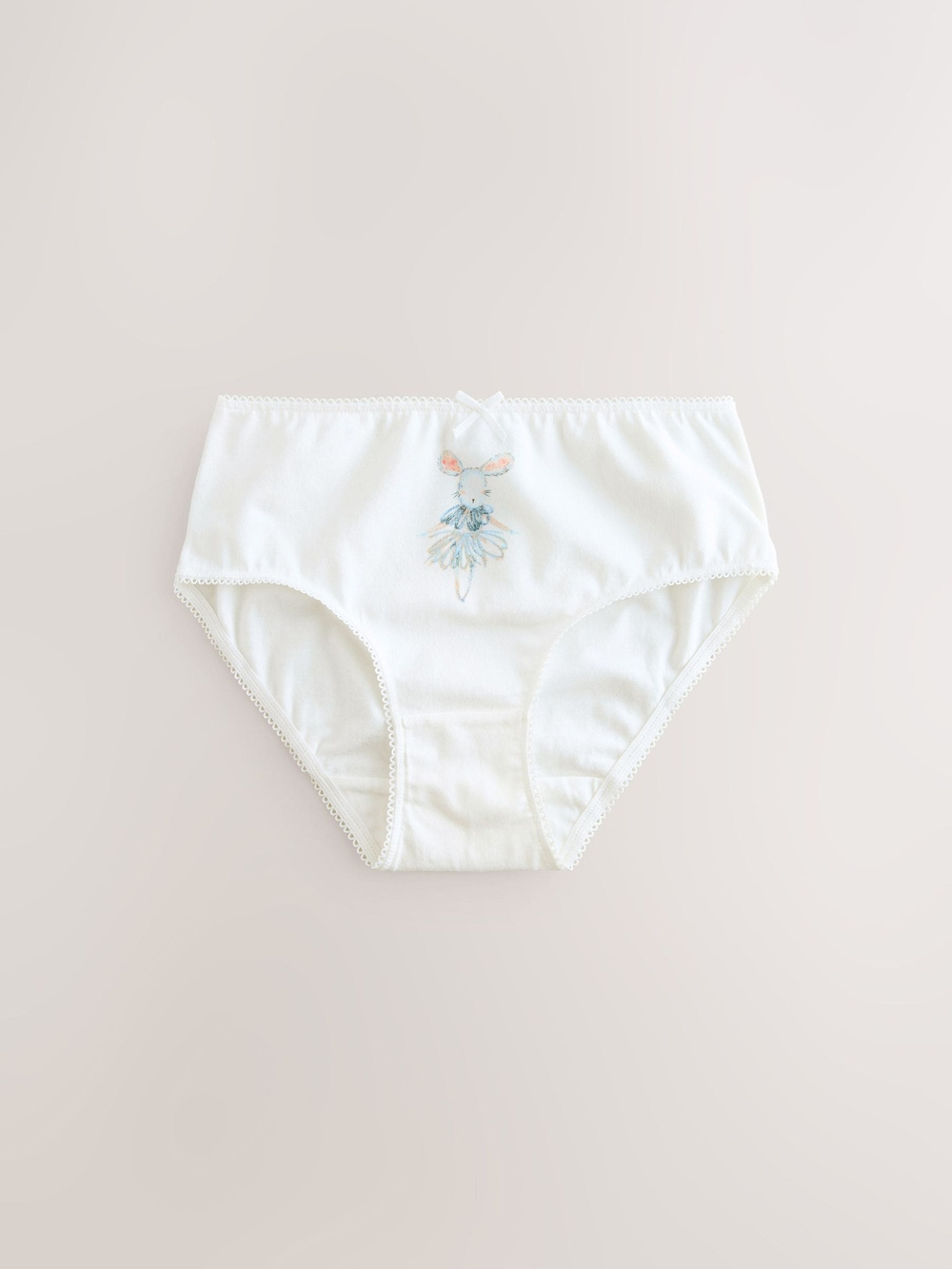 Трусы для девочки Next E87-090, 10 шт., Белый, Голубой