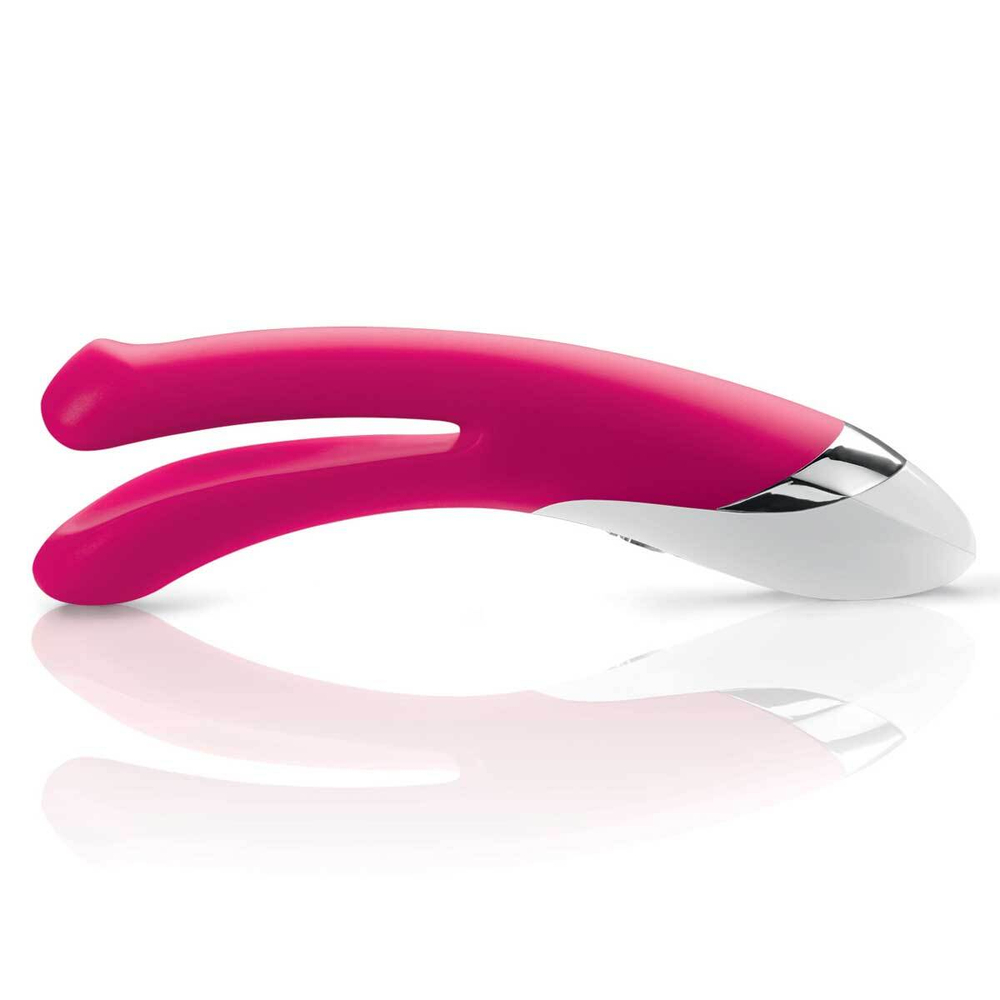 Ярко-розовый вибратор Mystim Bon Aparte - 25 см. (Цвет: ярко-розовый)