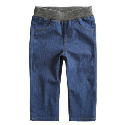 Брюки детские на трикотажном поясе с разрезами внизу