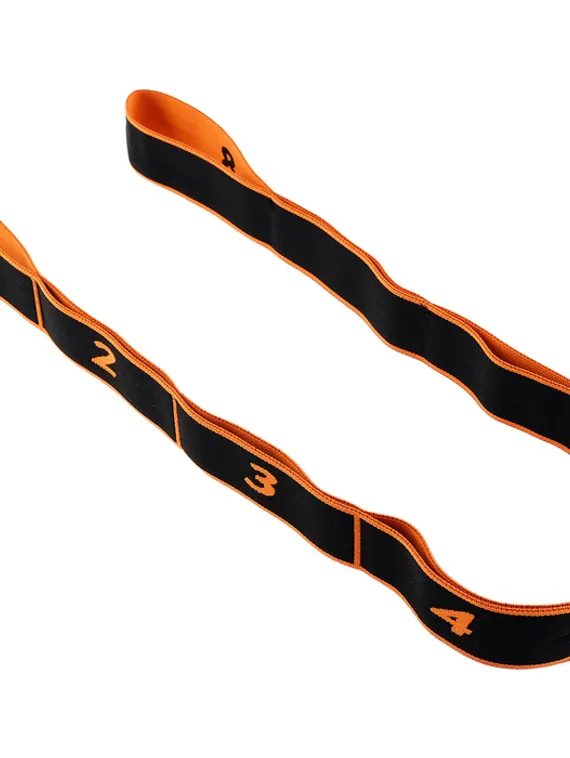 Резинка-эспандер с захватами для растяжки всех групп мышц 90 × 4 см, MEDIUM, цвета микс