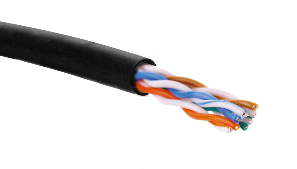 Кабель витая пара U/UTP 5 кат. 4 пары Eurolan 19C-U5-12BL-B305