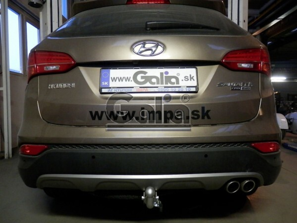 Фаркоп оцинкованный Galia H091A для Hyundai Santa Fe 2012-2018, Kia Sorento 2012-2015, 2015-(паспорт и сертификат в комплекте)(без электрики)