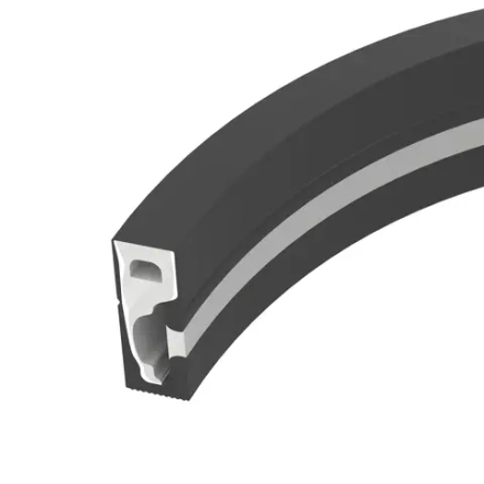 Силиконовый профиль WPH-FLEX-0616-SIDE-S9-5m FULL BLACK (Arlight, Силикон) 045842