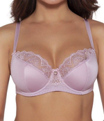 Бюстгальтер Freesia с сшивными чашками plus size и кружевом (Размер: 85H) (Цвет: телесный)