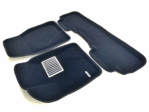 Коврики салона для TOYOTA Highlander (2014-) Euromat 3D Lux черные. Арт. EM3D-005127