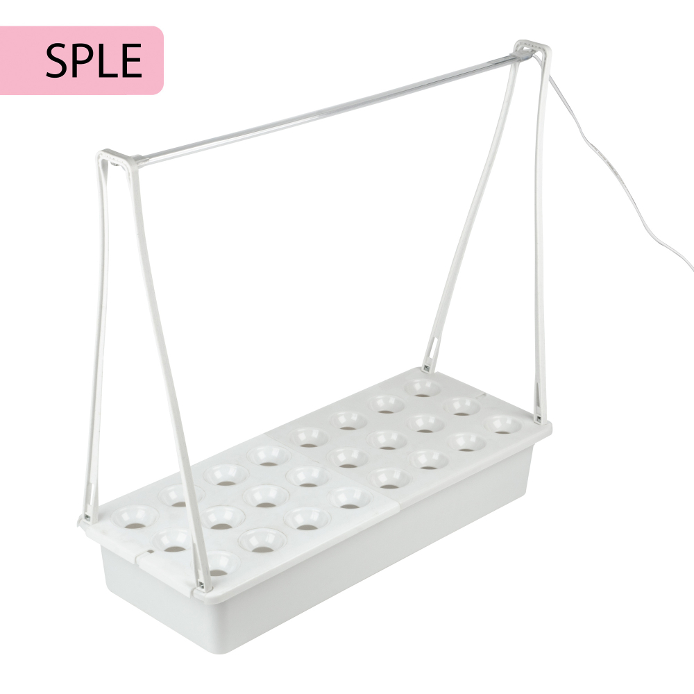 ULT-P44N-10W/SPLE IP65 AQUA SIMPLE WHITE Набор для гидропоники "Минисад AQUA SIMPLE", светильник для растений светодиодный с подставкой. Спектр для фотосинтеза. Белый. TM ФитоЛето