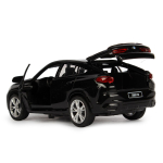 Модель ин. мет. "BMW X6" 12см, двери, багажник, черный, коробка X6-12-BK (Технопарк)
