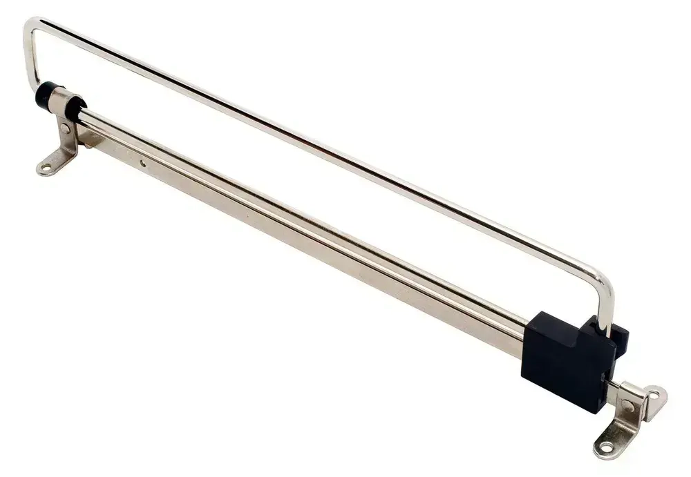 Выдвижная вешалка в шкаф 350 мм Штанга выдвижная в шкаф для вешалок 35 см