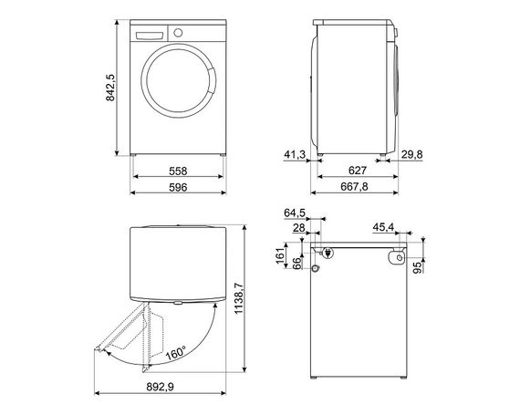 Стиральная машина Smeg WM3T24RU