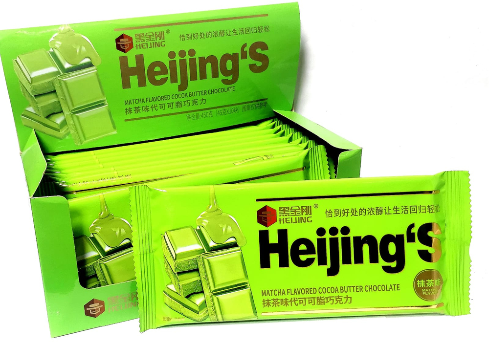Шоколад Heijing'S с вкусом МАТЧА 45гр