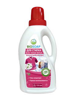 Средство для машинной и ручной стирки всех типов белья Universal laundry detergent, 1л