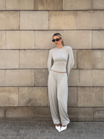 grey melange long sleeve
