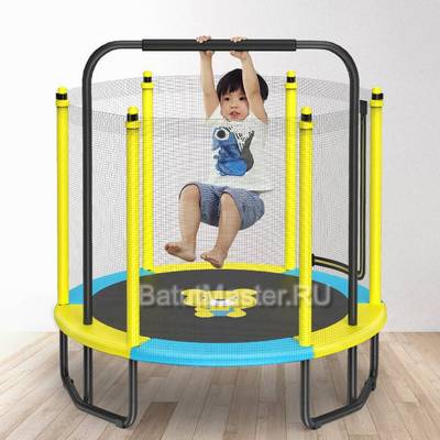 Батут с сеткой с П-образной ручкой, диаметр 5 фт