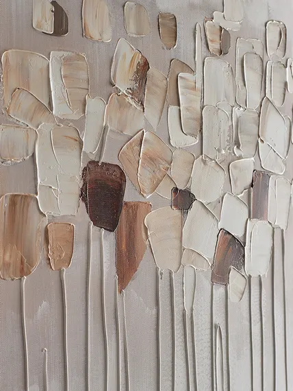 Панно декоративное fleur, 60х60 см, бежевое