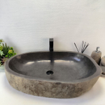 Раковина из речного камня RS-63535 (79*50*16) 0125