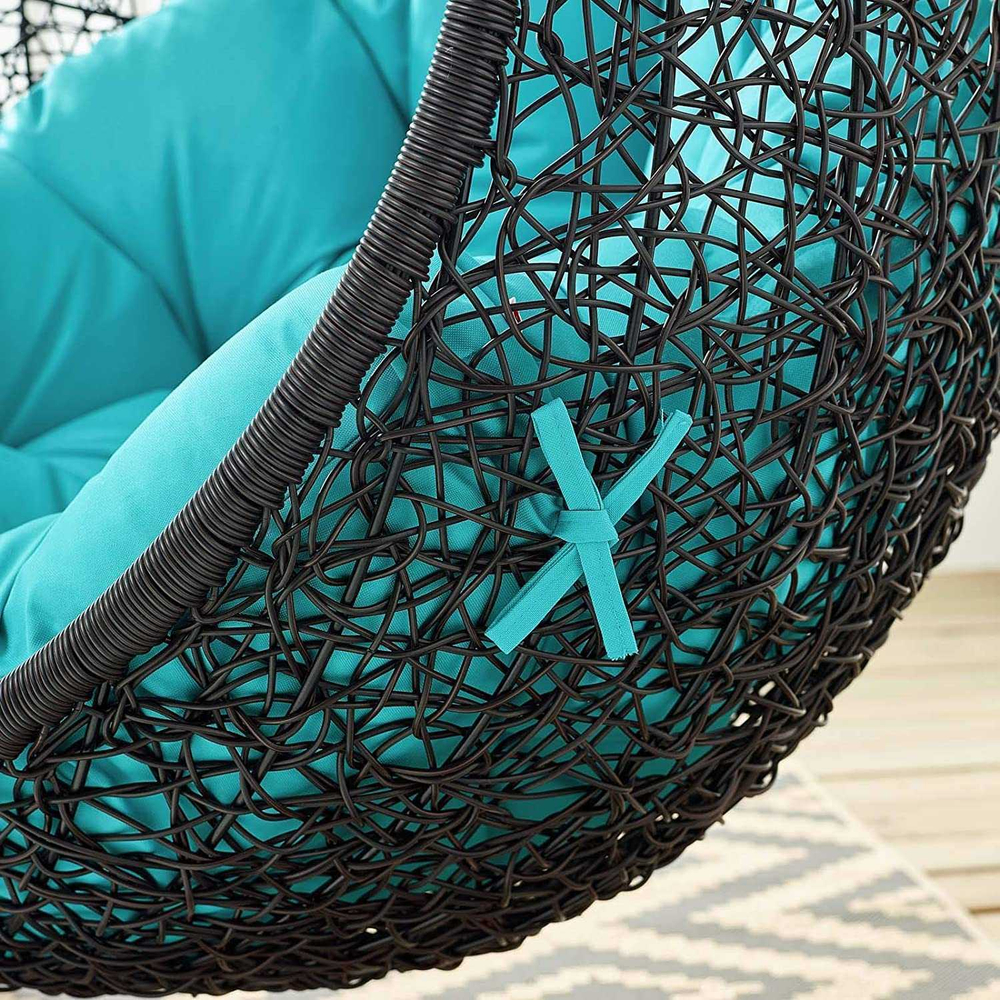 Подвесное кресло-кокон encase wicker