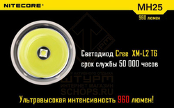 Фонарь Nitecore MH25