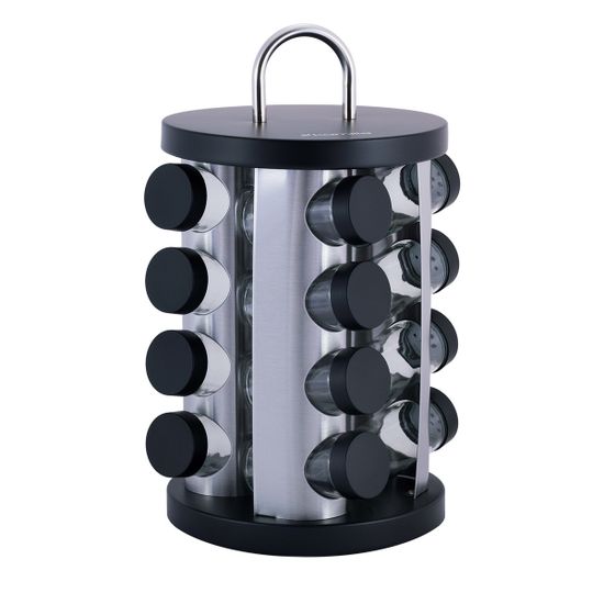 Набор ёмкостей для специй 16 шт. Kamille КМ-7043 на круглой подставке