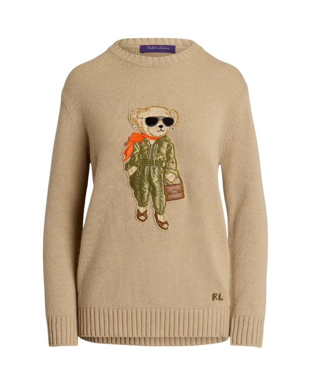Кашемировый свитер Aviator Polo Bear от Ralph Lauren Collection