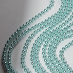 Хрустальный жемчуг, оттенок "Тиффани", шар 4,1мм, улучшенное покрытие