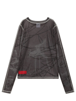 Джемпер Scribble Mesh Top
