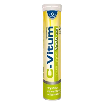 Oleofarm C-Vitum шипучая добавка 1000 мг, 24 шипучие таблетки