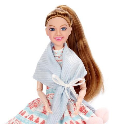 Кукла тип Модель на шарнирах с акессуарами, коробка QJ141B