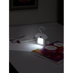 Ночник - светильник светодиодный ЭРА NLED-485-1W-SW-W на батарейках с выключателем белый