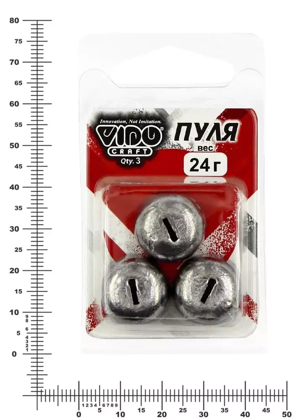 Груз "Пуля" для спиралей Jig Spring (3шт/уп)
