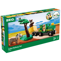 Brio - World Деревянный железнодорожный набор Safari 33720
