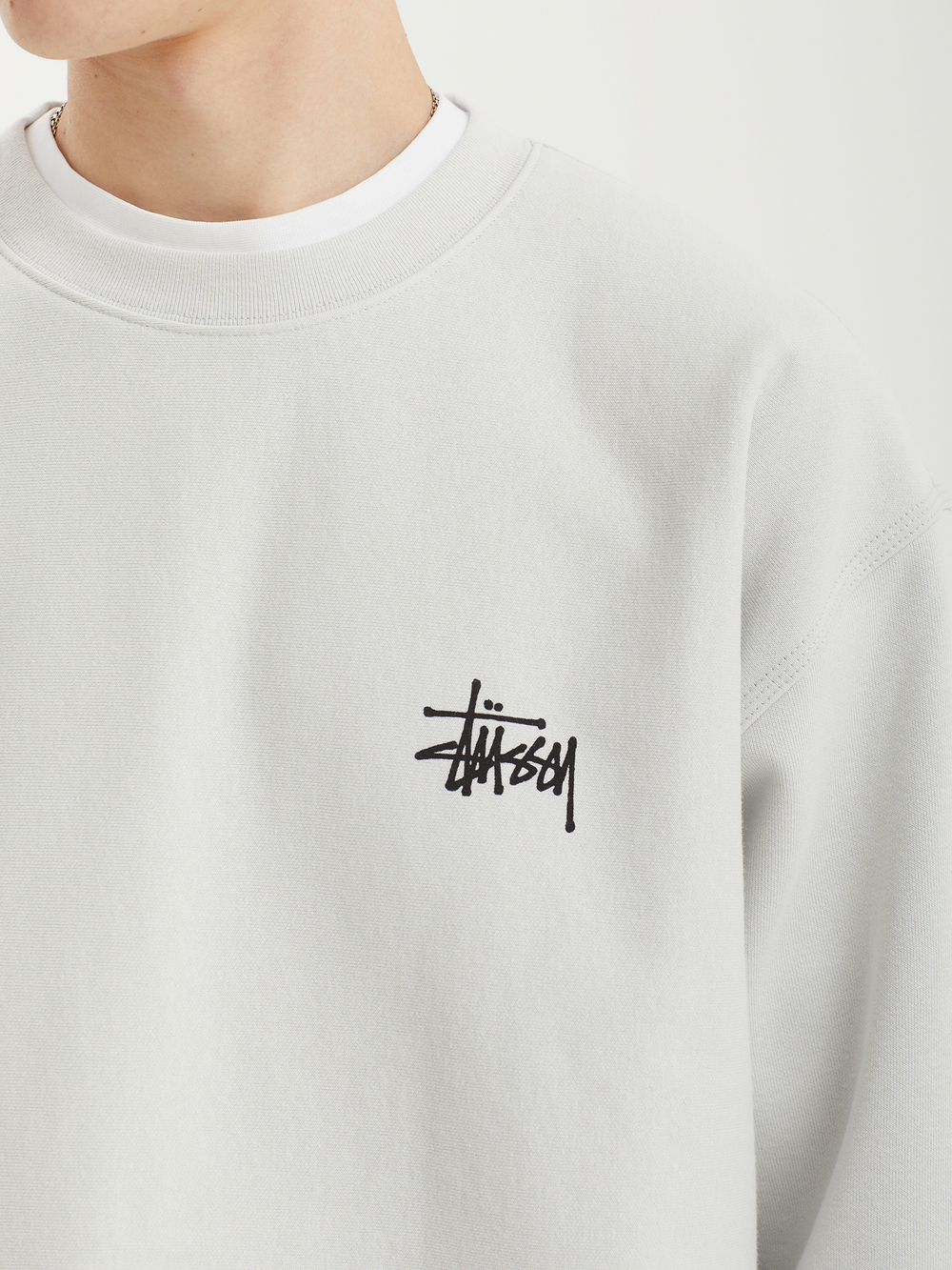 Мужская Толстовка Basic Stussy Crew