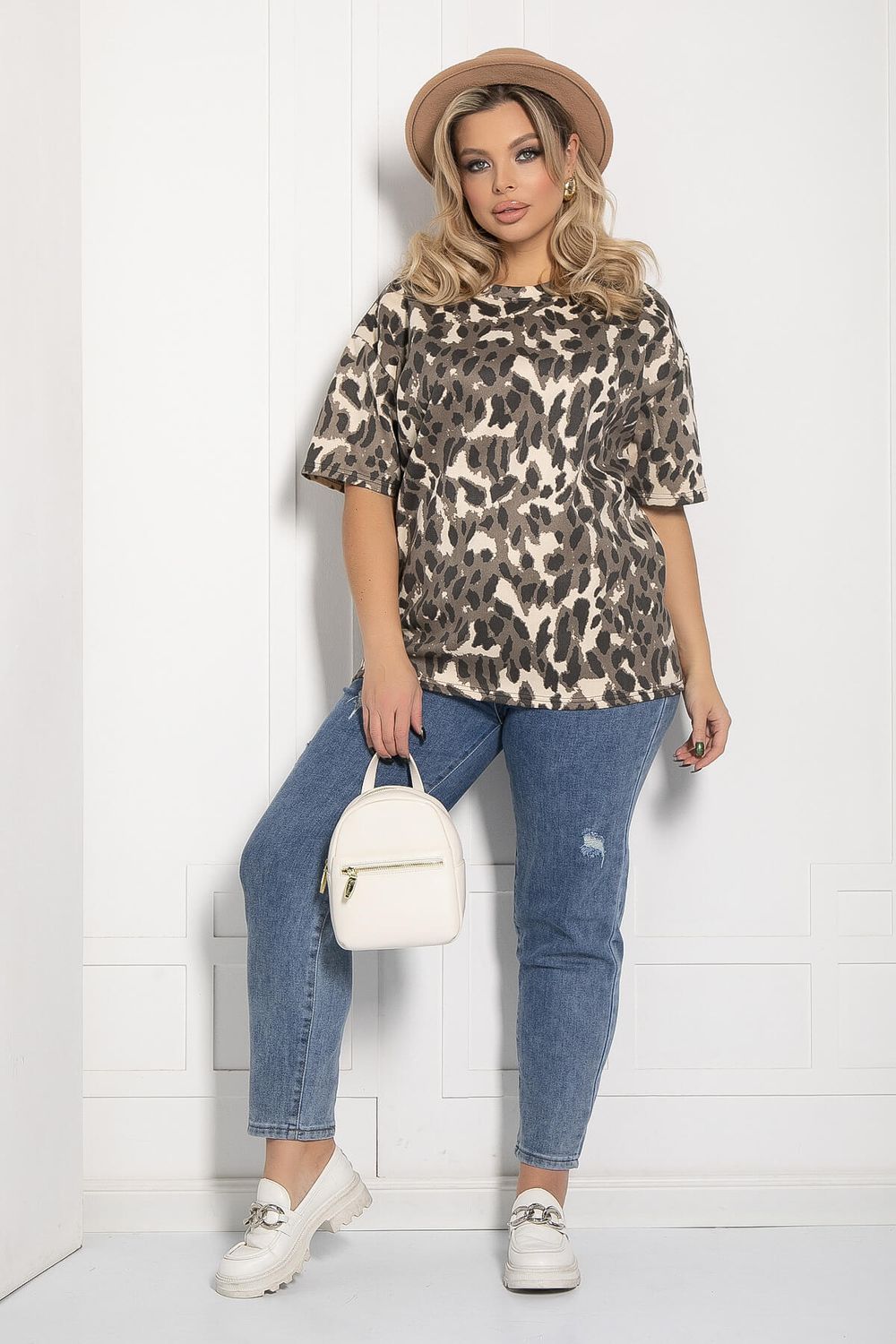 Блуза Стефано (бежевая) Б12595-20 LT Collection