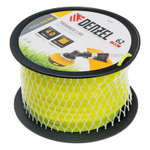 Леска для триммера квадрат, 4,0мм х 62м, на DIN катушке FLEX CORD Denzel