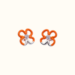 Серьги Bloom Orange