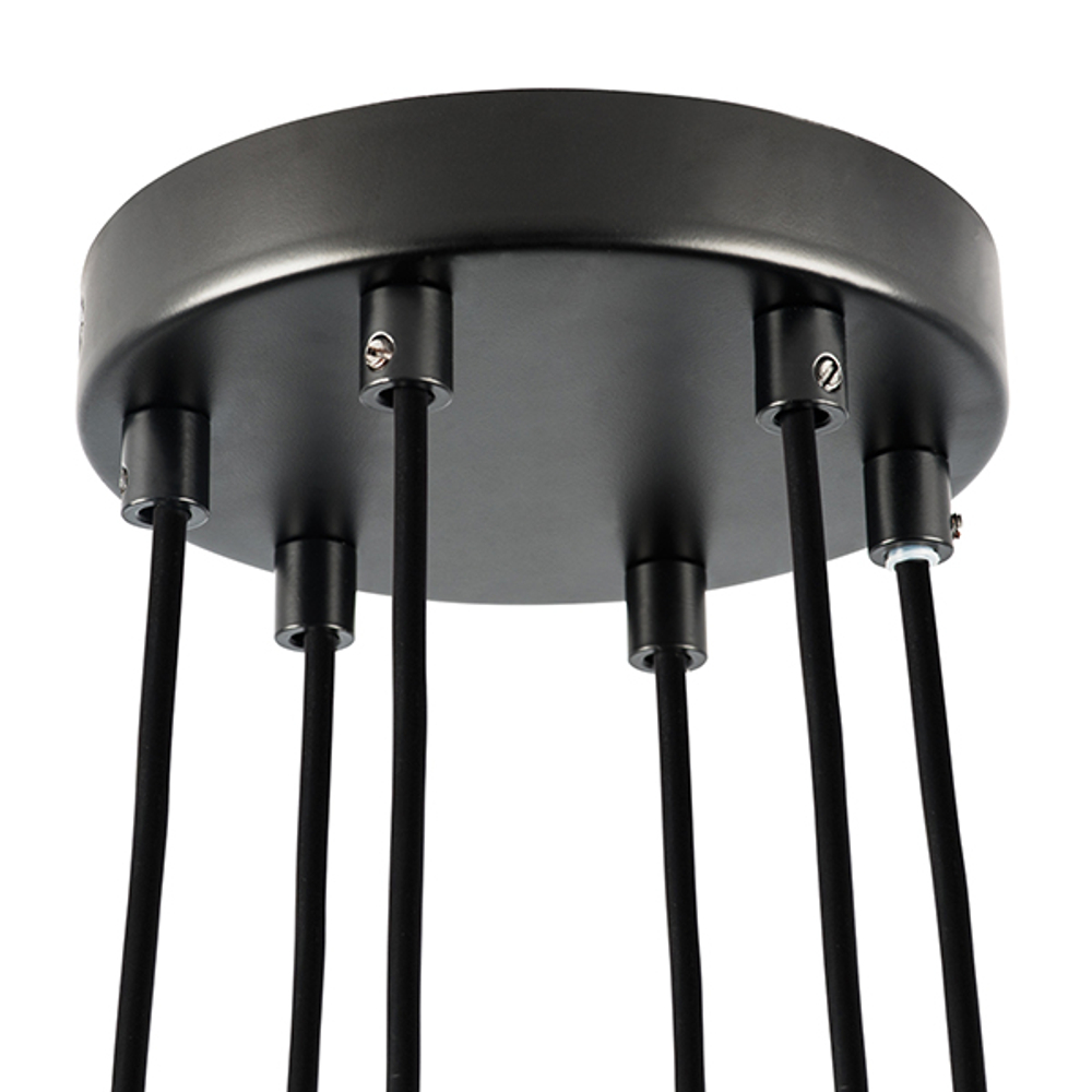 761167 Люстра ACROBATA 6х40W E14 ЧЕРНЫЙ